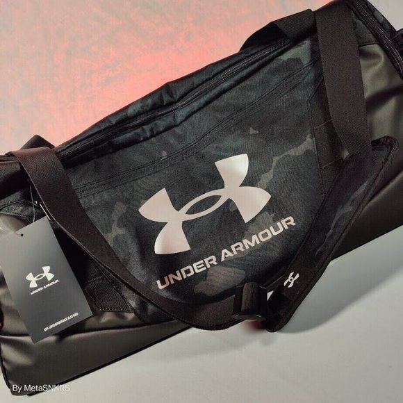 Under Armour Undeniable 5 Duffle Bag Men's Black Camouflage UA Storm Water Repel - Picture 5 of 8